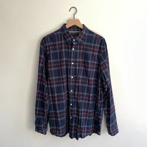 Banana Republic - Men's XL Plaid Long Sleeve Shirt